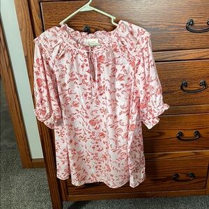 Floral Pink Blouse